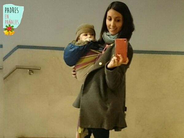 De camino a la comida familiar 